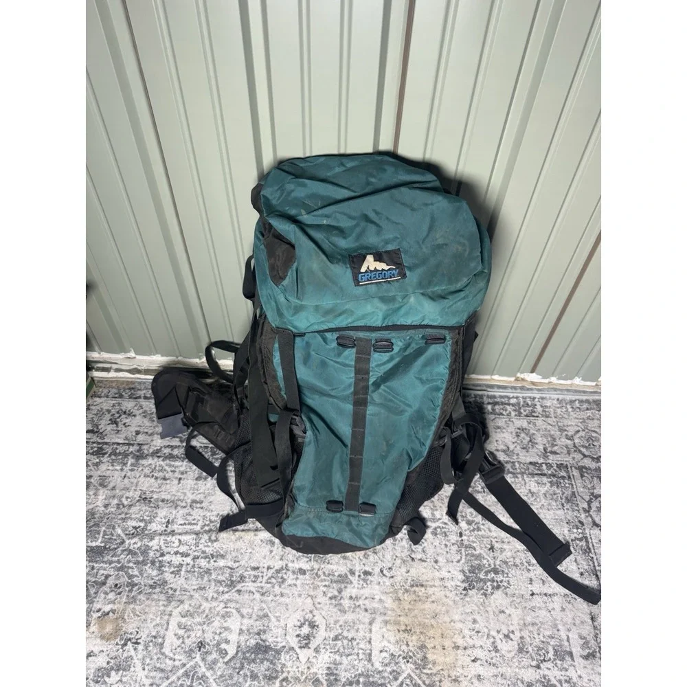 Vintage Gregory Hiking Backpack Internal Frame Green M